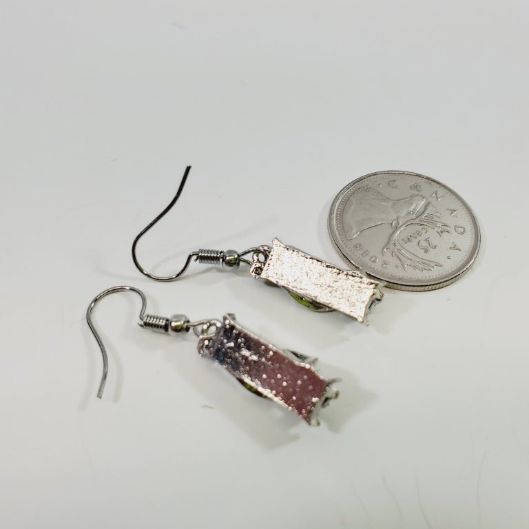 Rainbow Crystal Dangly Earrings - Image 3
