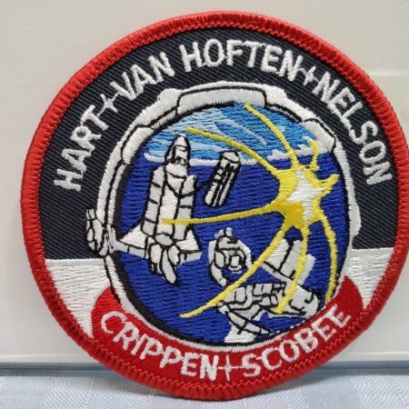 NASA Patch Hart Van Hoften Nelson Crippen Scobee