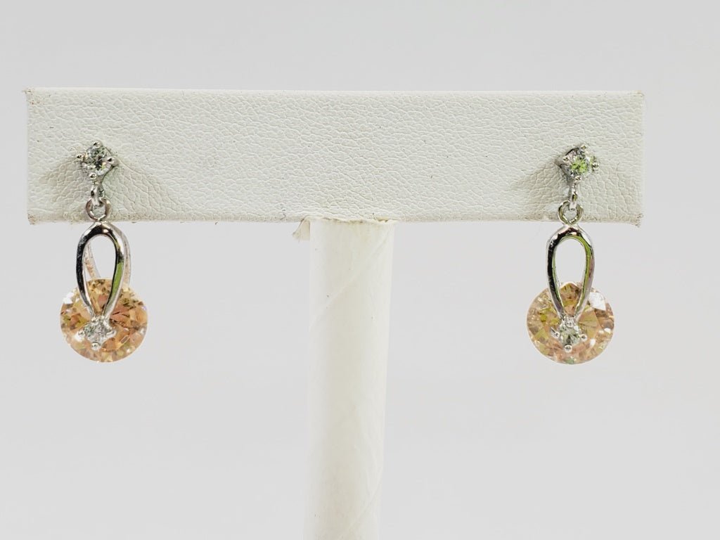 Crystal Pierced Earrings