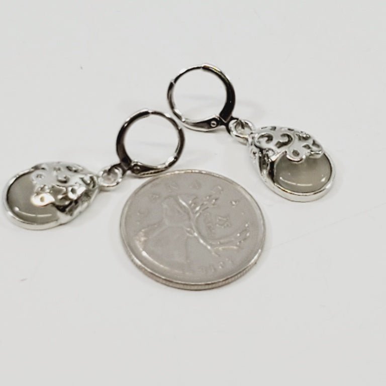 Butterfly Overlaid Earrings - Image 3