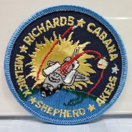 NASA Patch Richards Cabana Akers Shepherd Melnick