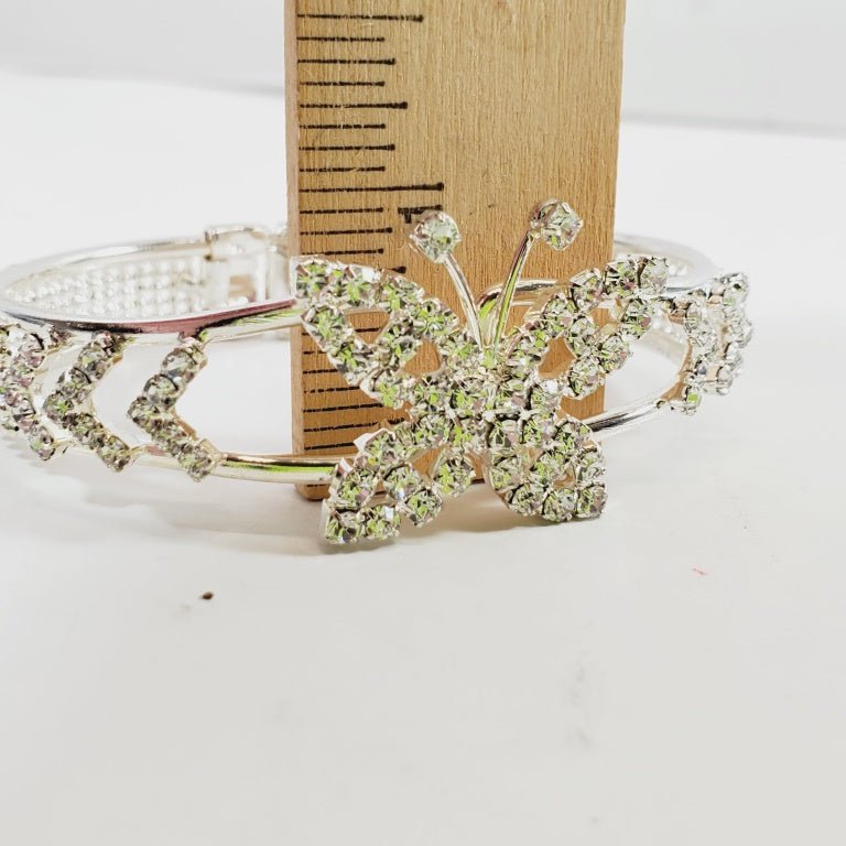 Crystal Hinged Butterfly Bracelet - Image 3