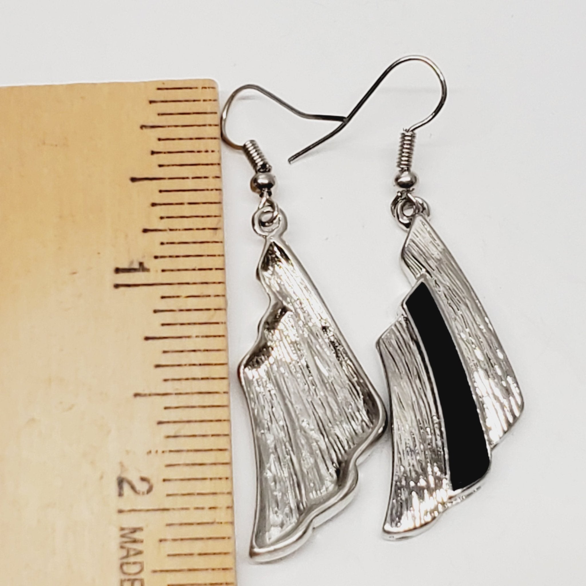 Vintage Dangle Pierced Earrings - Image 3
